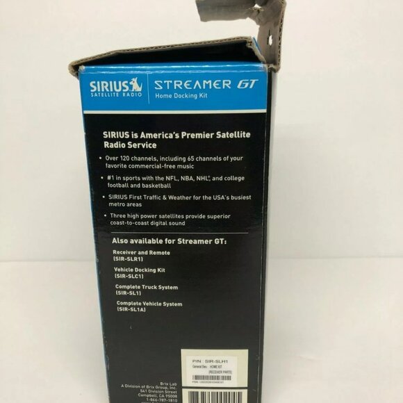 Sirius Satellite Radio Home Docking Kit by Streamer GT - Missing Antenna AS IS - Picture 2 of 12